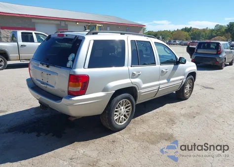 2004 Jeep Grand Cherokee Limited z USA, uszkodzony, nr VIN 1J4GW58N54C265019